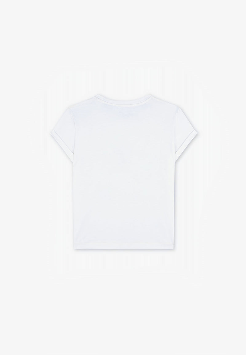 EMBROIDERED PICTURE T-SHIRT