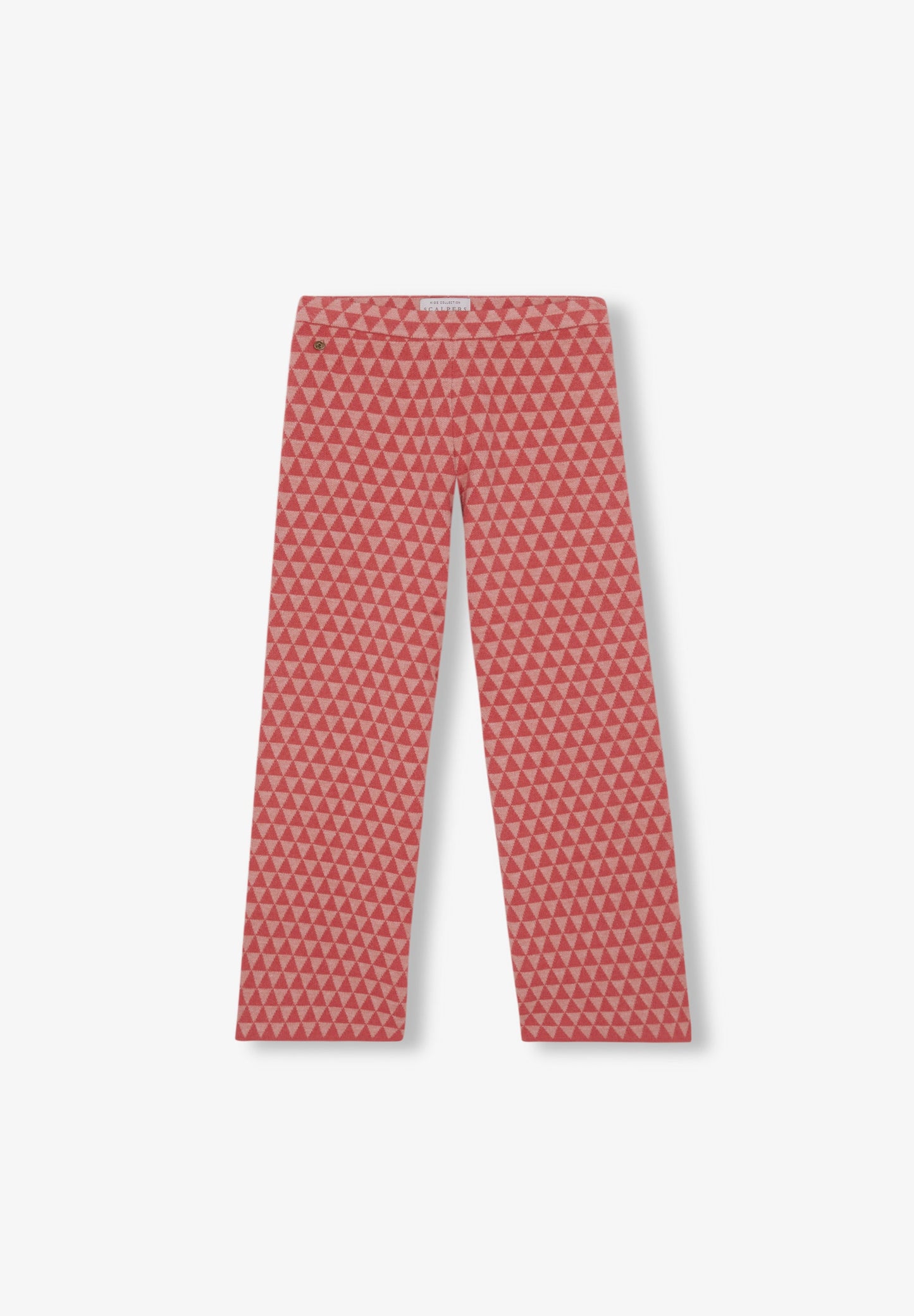 KNIT TROUSERS WITH TRIANGLES