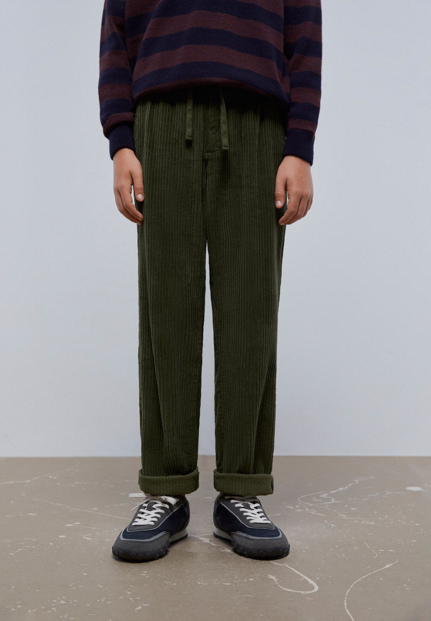 CORDUROY JOGGING TROUSERS