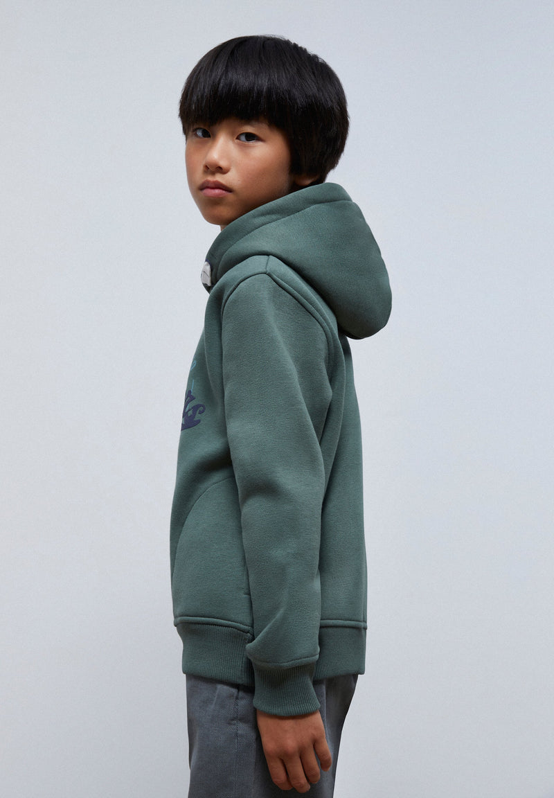 HOODIE WITH FRONT PRINT