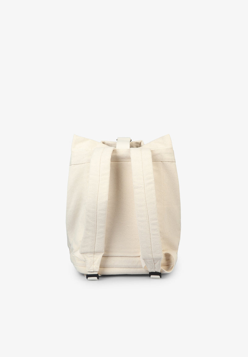 BUCKET STYLE CANVAS BACKPACK