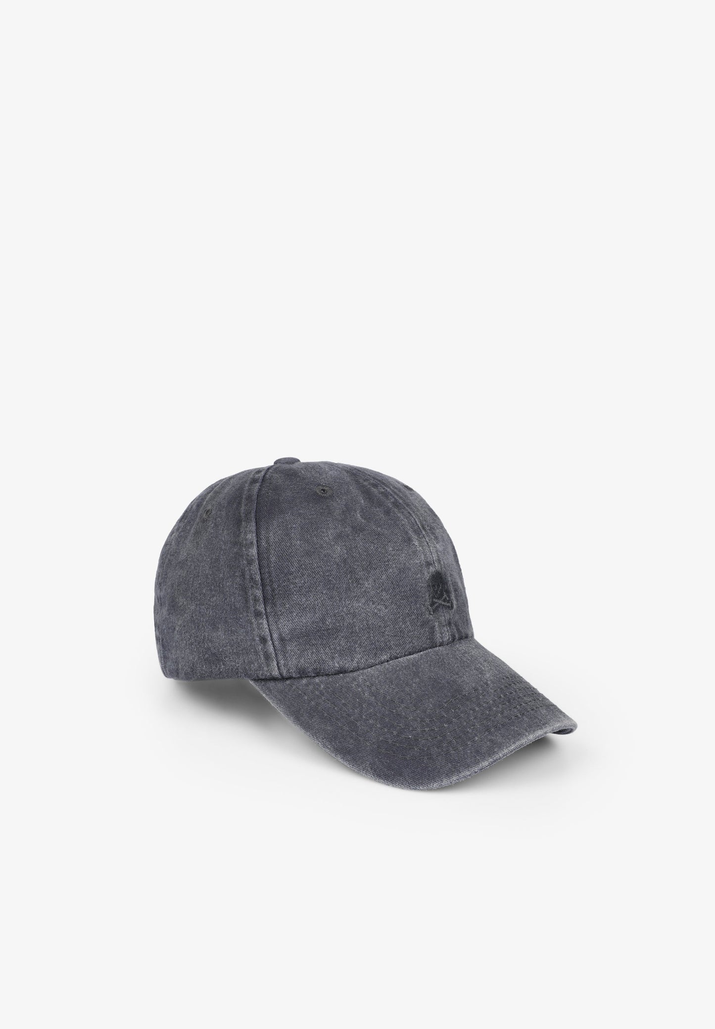 FADED CAP WITH SKULL DETAIL