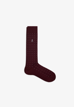 DOTTED SKULL SOCKS