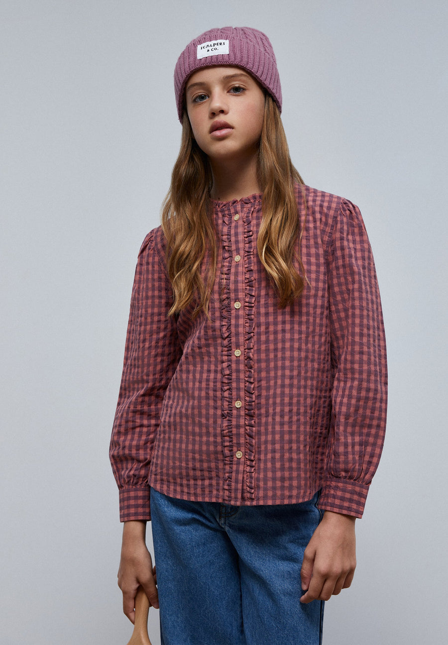 GINGHAM BLOUSE