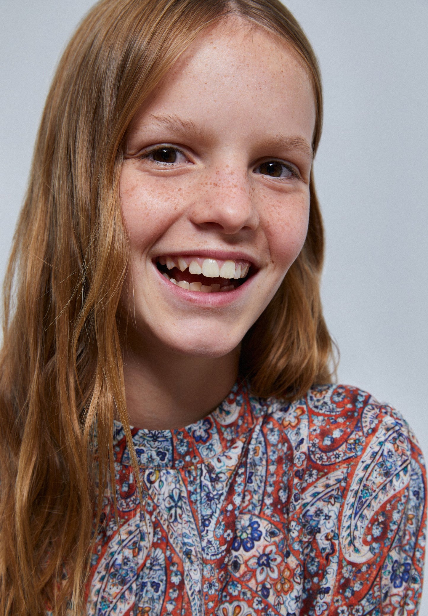 PAISLEY DRESS WITH BOW