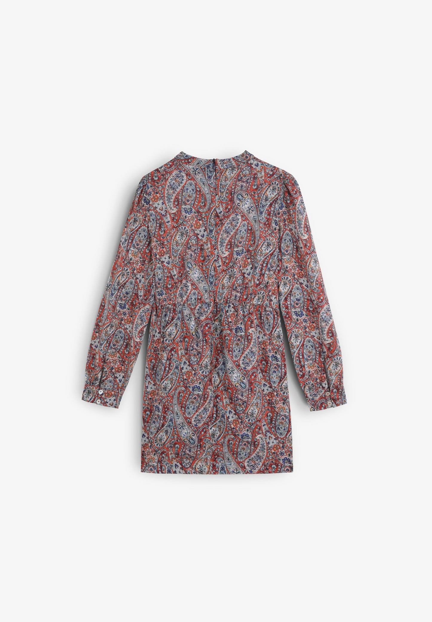 PAISLEY DRESS WITH BOW