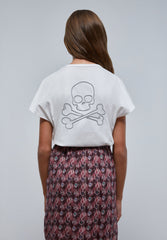 BACK SKULL T-SHIRT WITH SEAM DETAIL