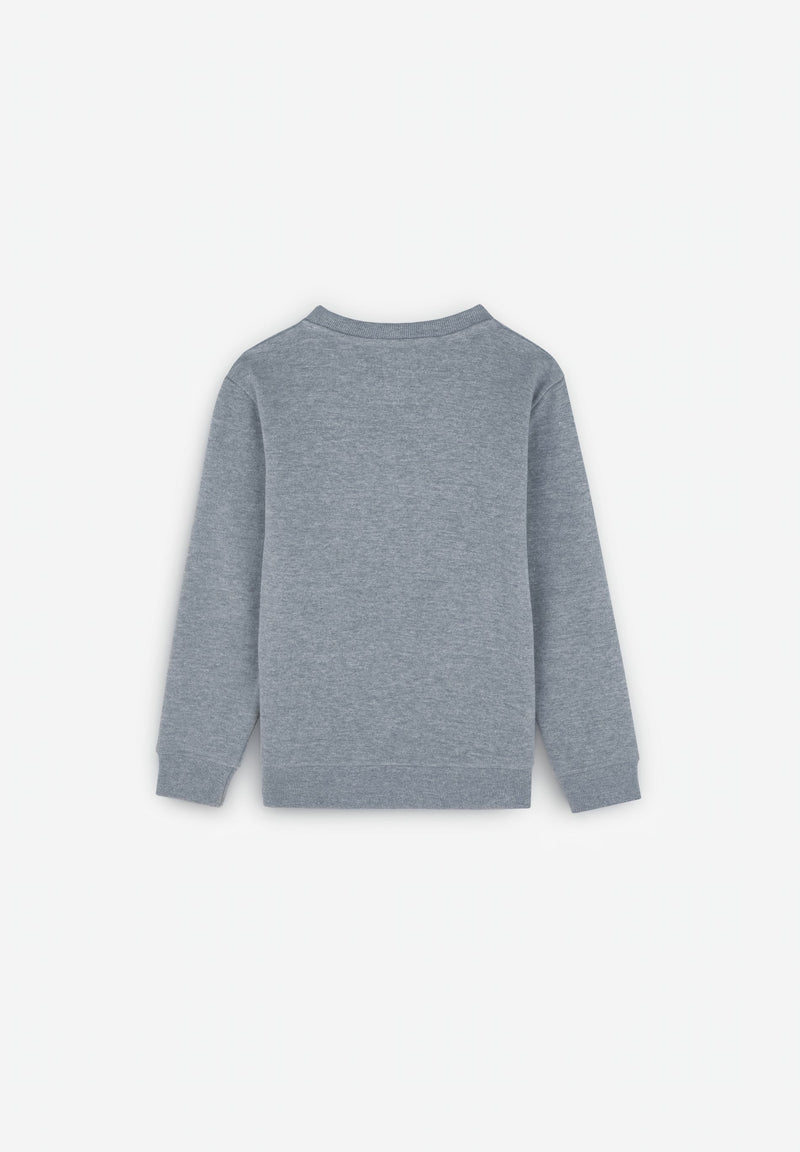PUFF SWEATSHIRT WITH FRONT PRINT