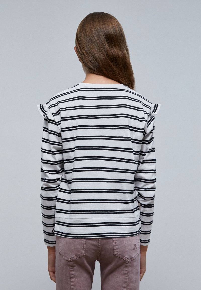 LONG SLEEVE STRIPED T-SHIRT