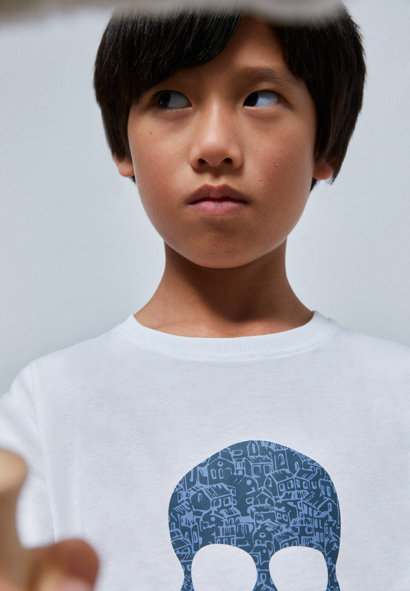 PRINTED SKULL T-SHIRT