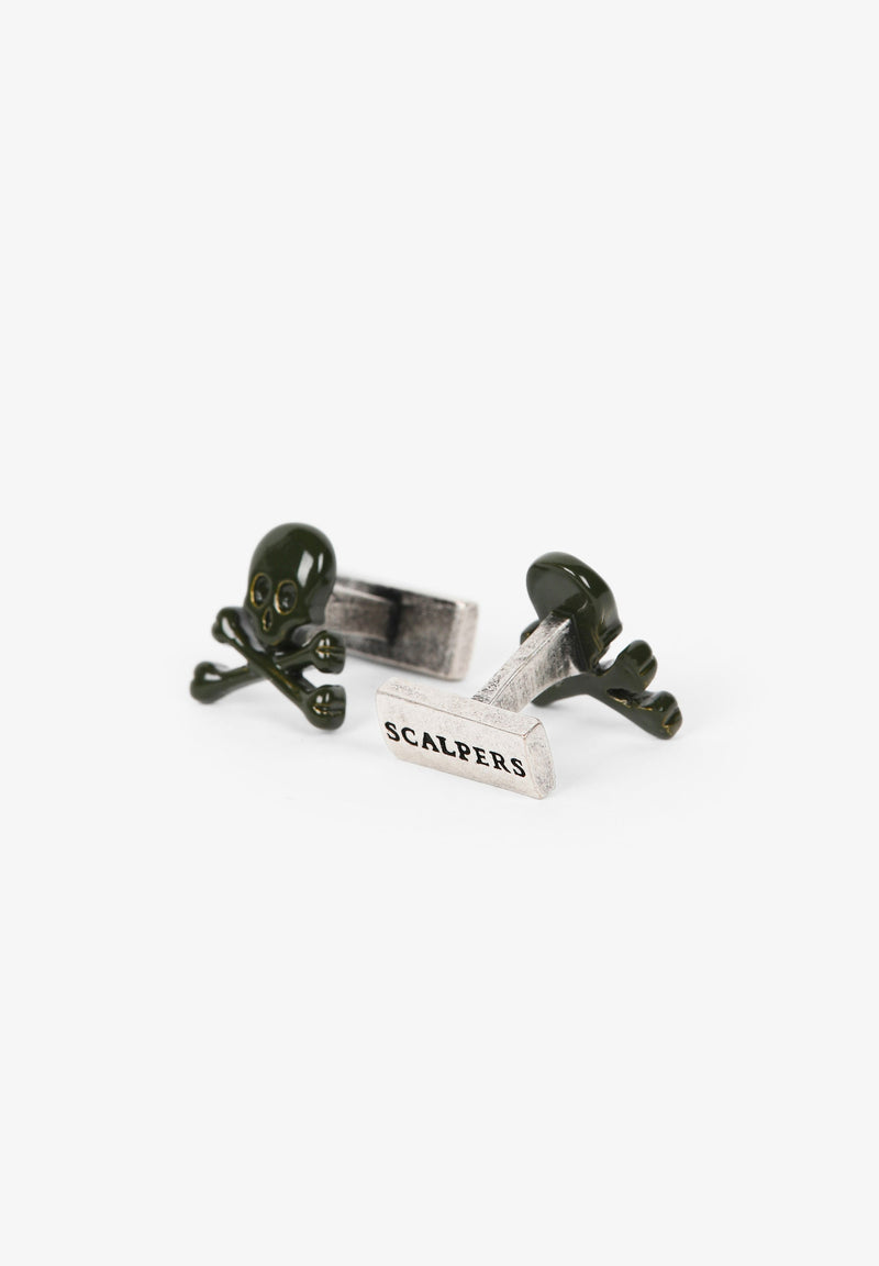 SKULL CUFFLINKS