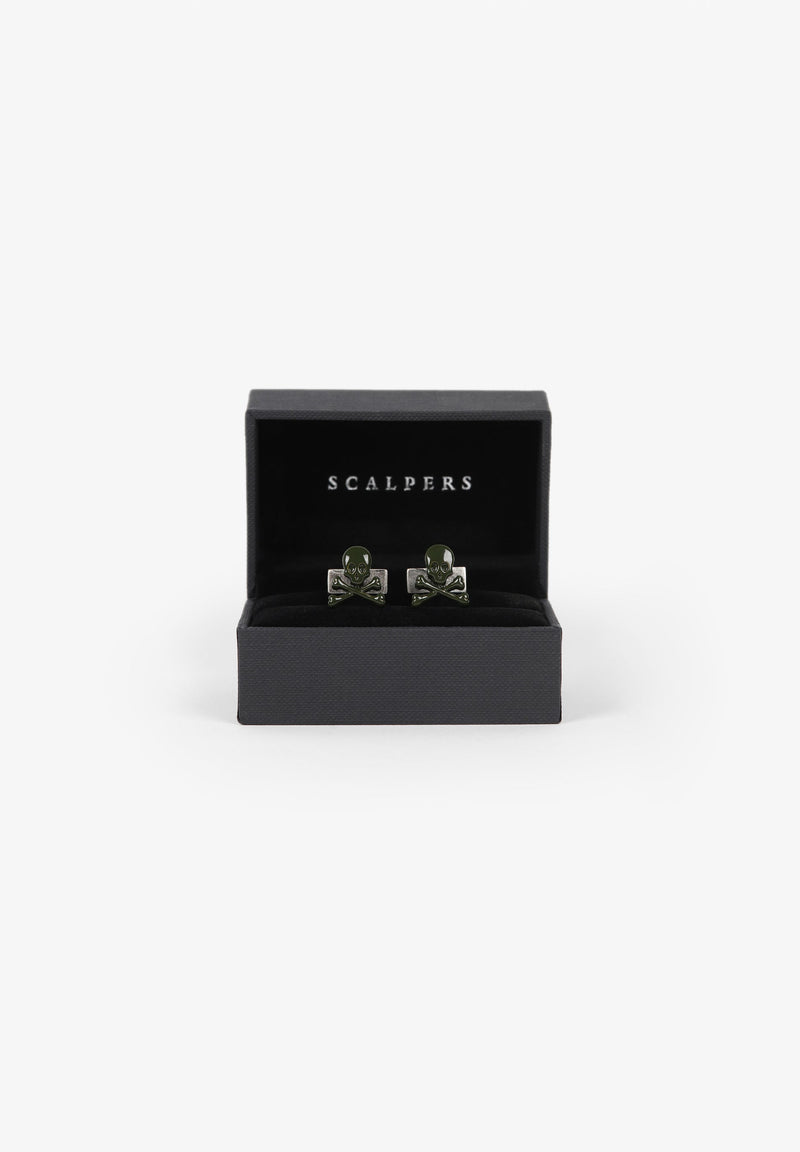 SKULL CUFFLINKS