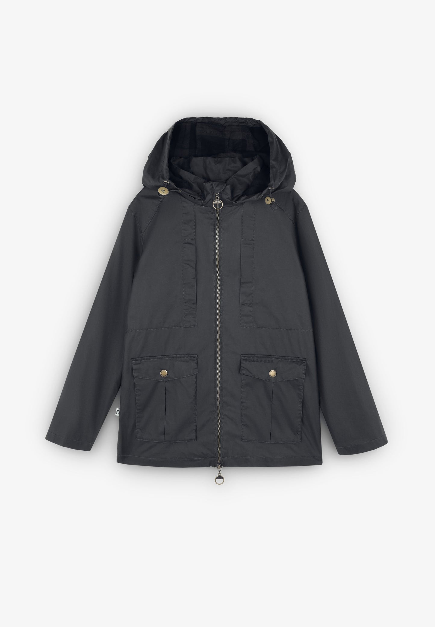 WAXED HOODED PARKA