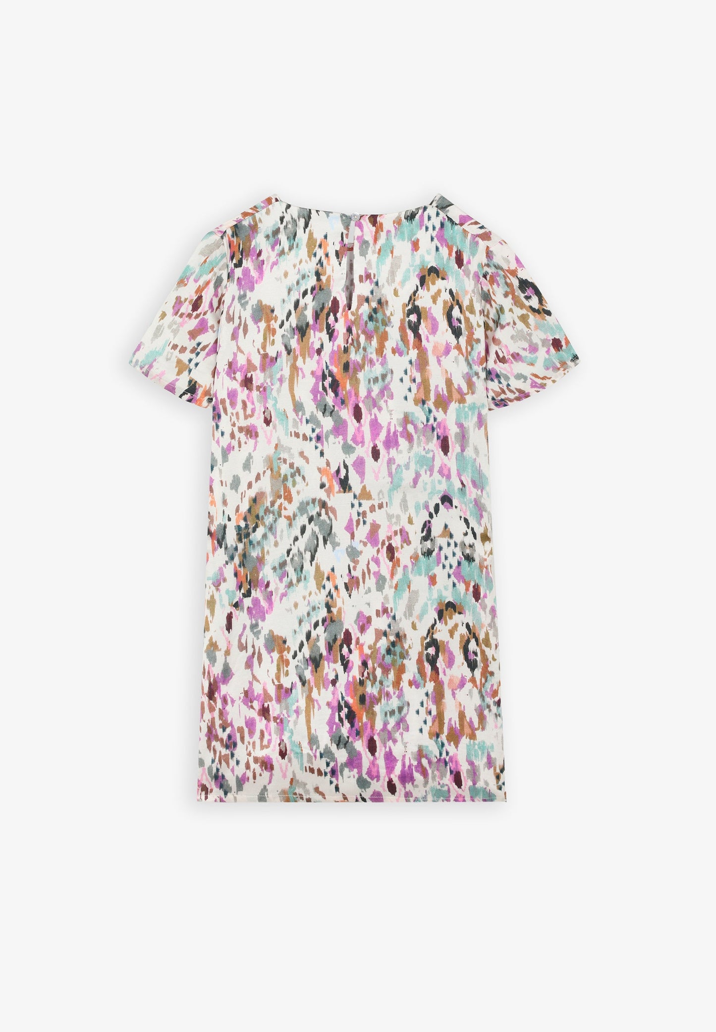 PRINT DRESS WITH KNOT