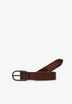 LEATHER BELT WITH DIE-CUT DETAILS