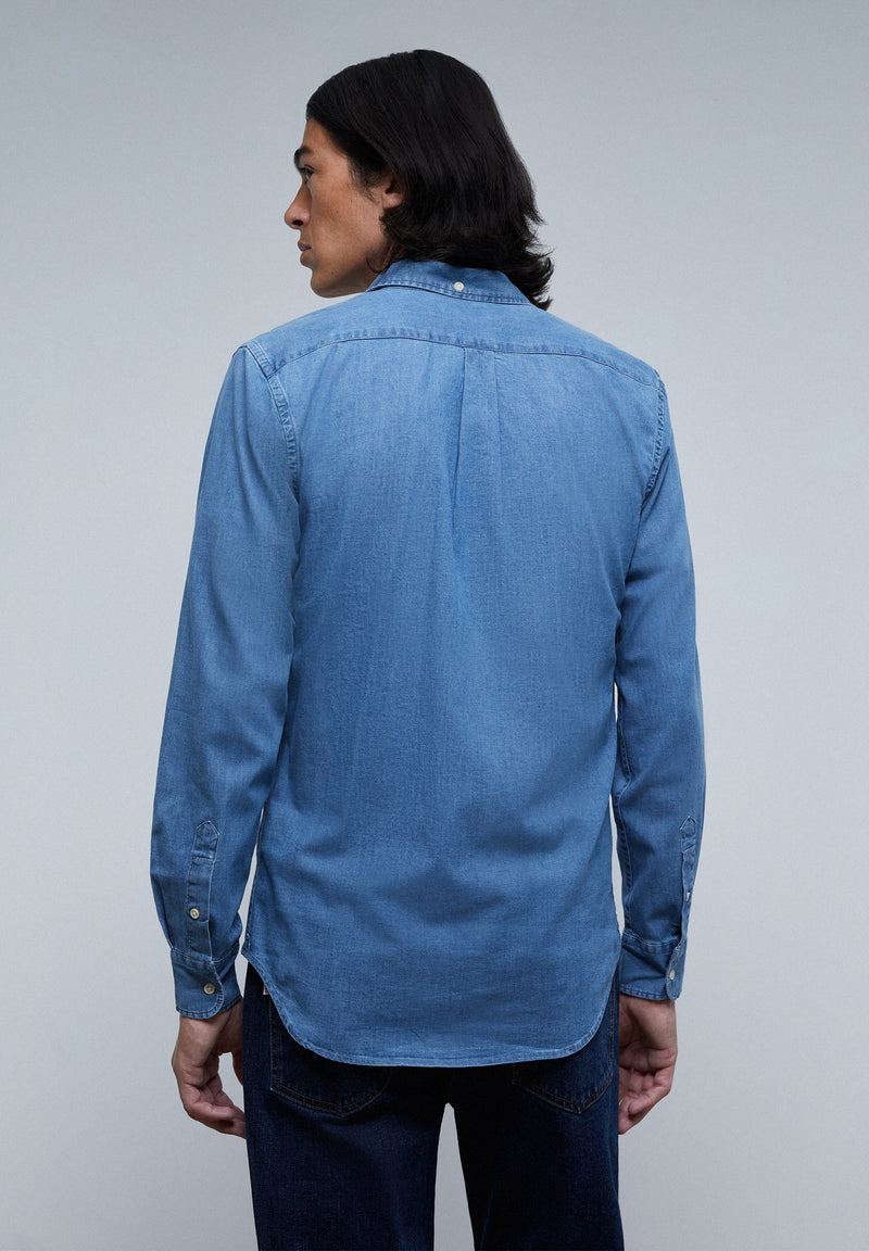 DENIM SHIRT WITH BUTTONS