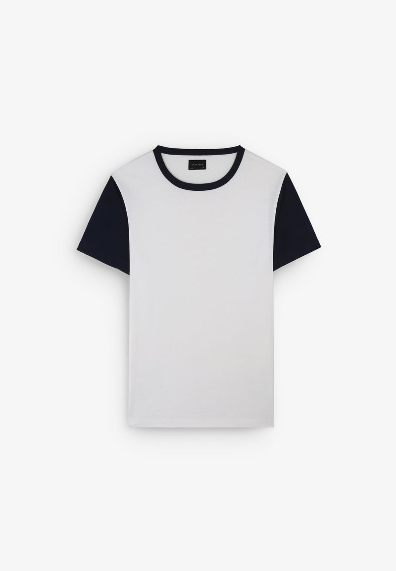CONTRAST SLEEVE T-SHIRT
