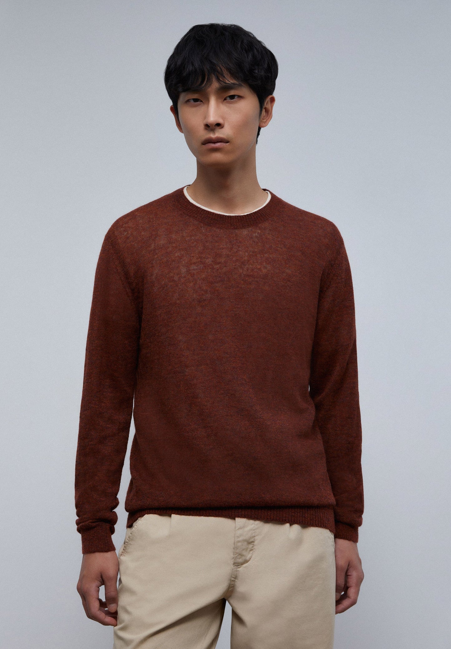 HEATHER KNIT SWEATER