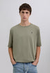 EMBROIDERED SKULL T-SHIRT