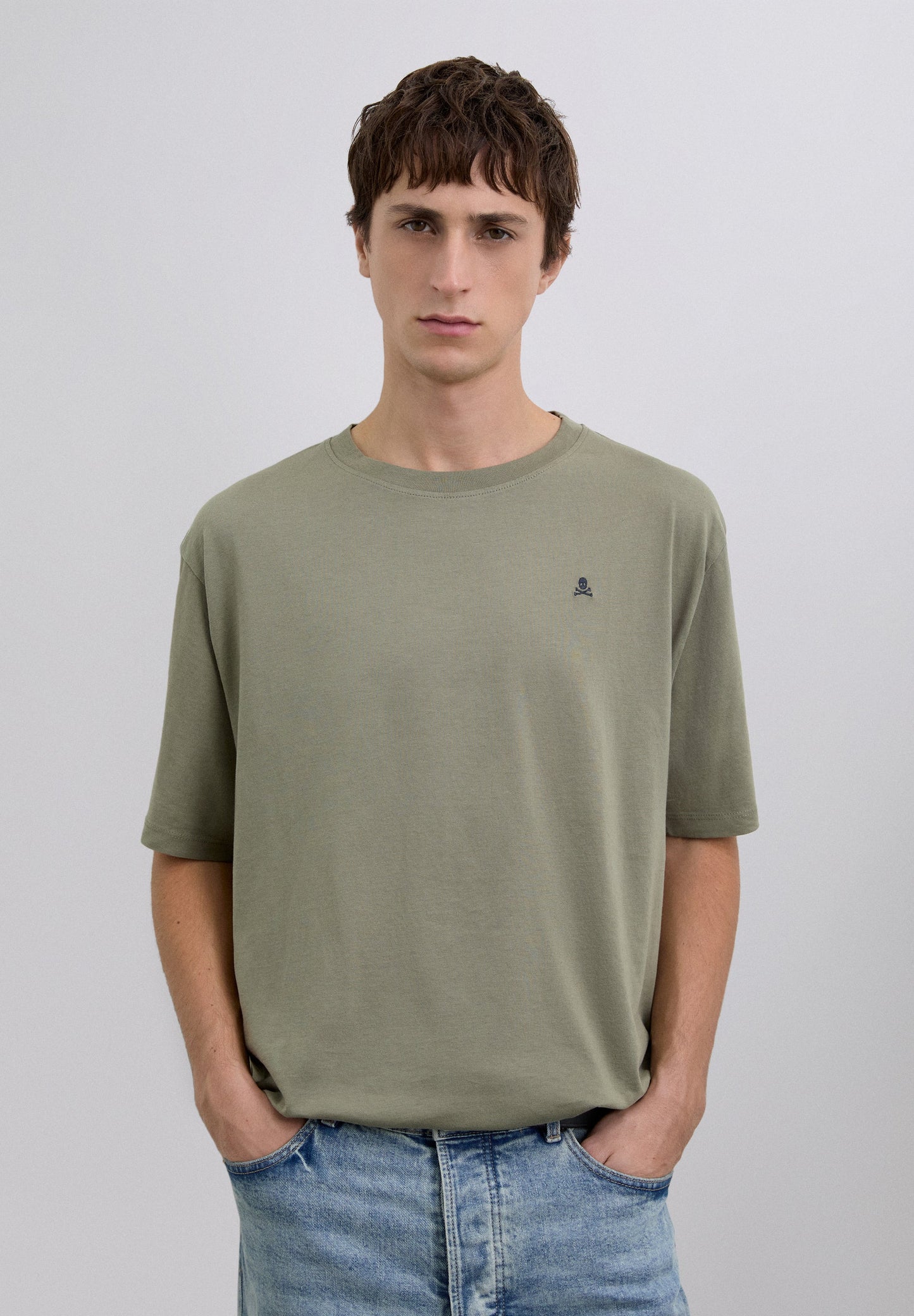 CAMISETA BÁSICA CALAVERA RELAXED FIT - Scalpers