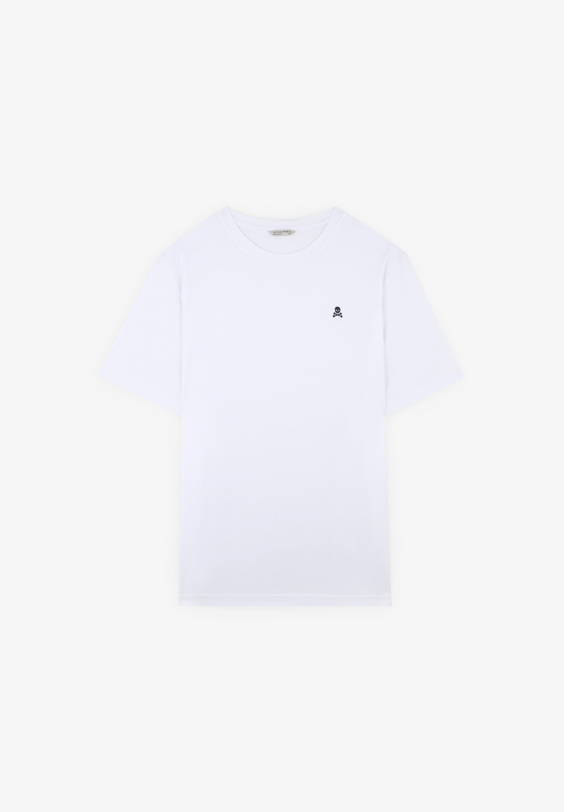 EMBROIDERED SKULL T-SHIRT