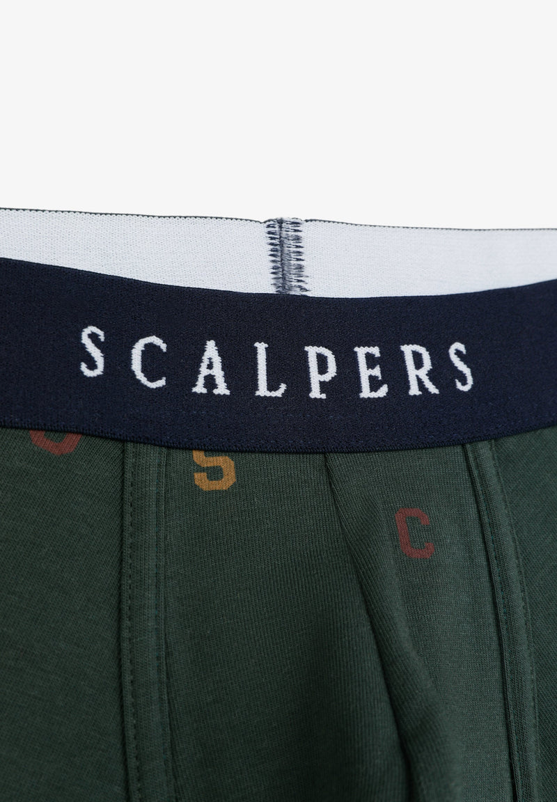 BOXERS WITH SKULL LOGO