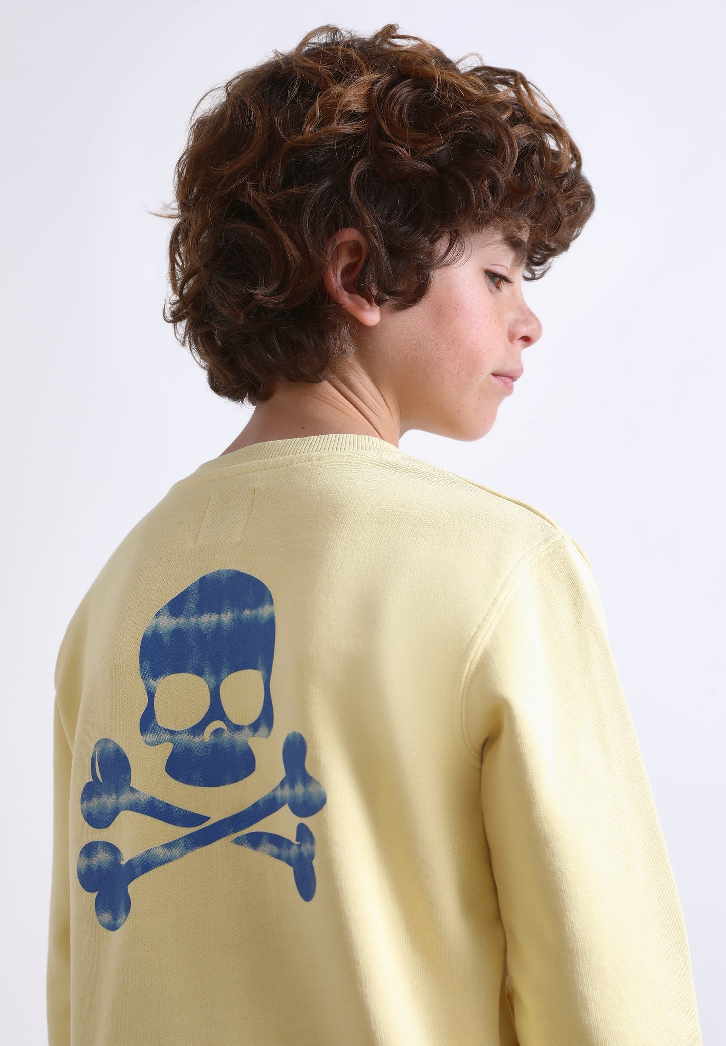 SKULL SWEATSHIRT WITH BUTTONS