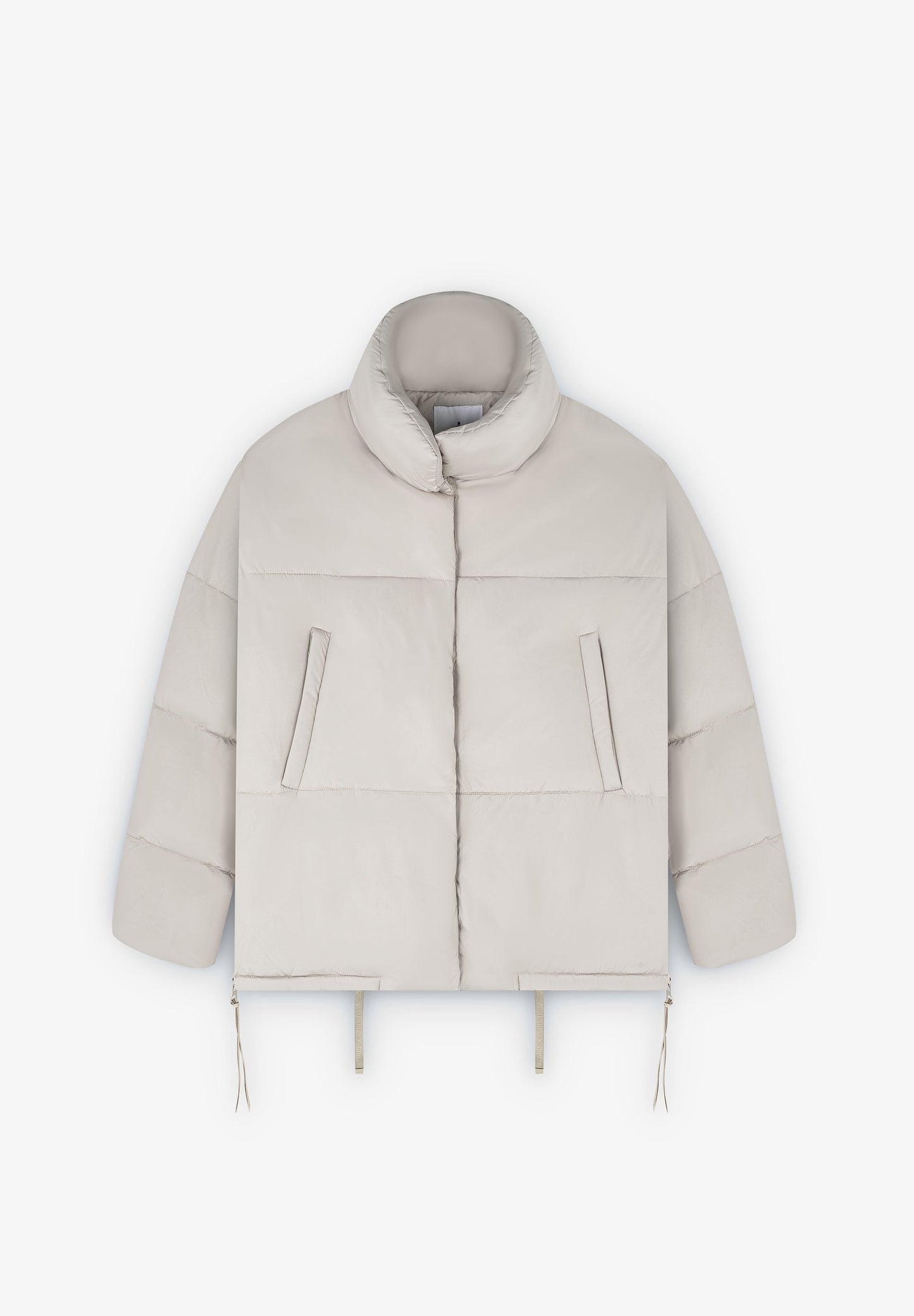 PUFFER COAT WITH HIGH COLLAR