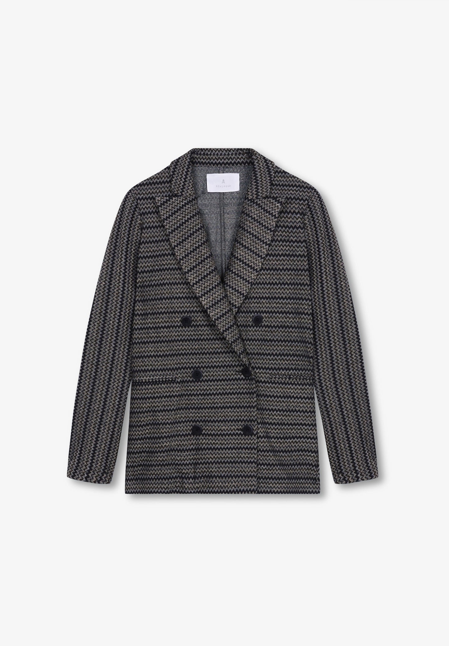 LIGHTWEIGHT METALLIC BLAZER