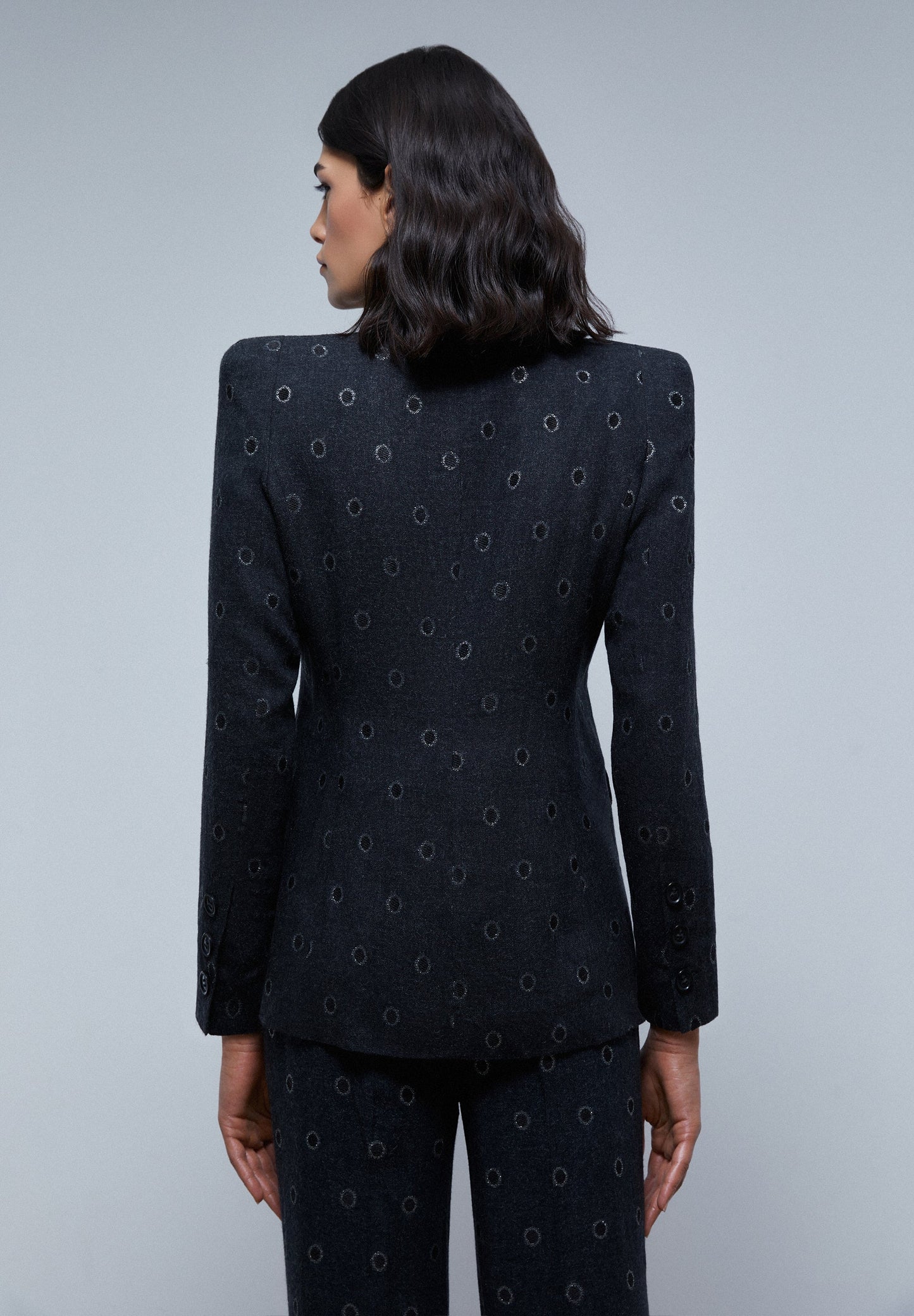 CIRCLE DETAIL BLAZER