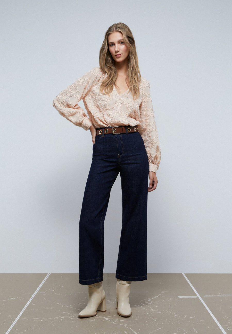 JACQUARD BLOUSE