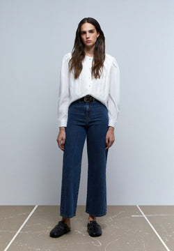 BLOUSE WITH PINTUCK DETAIL