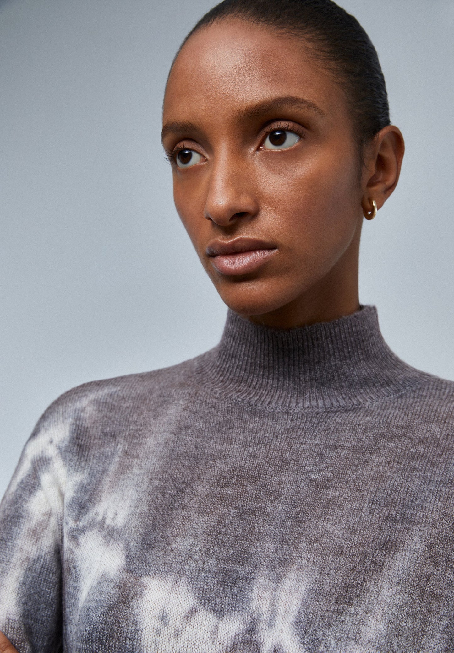 MOHAIR TIE DYE KNITTED SWEATER