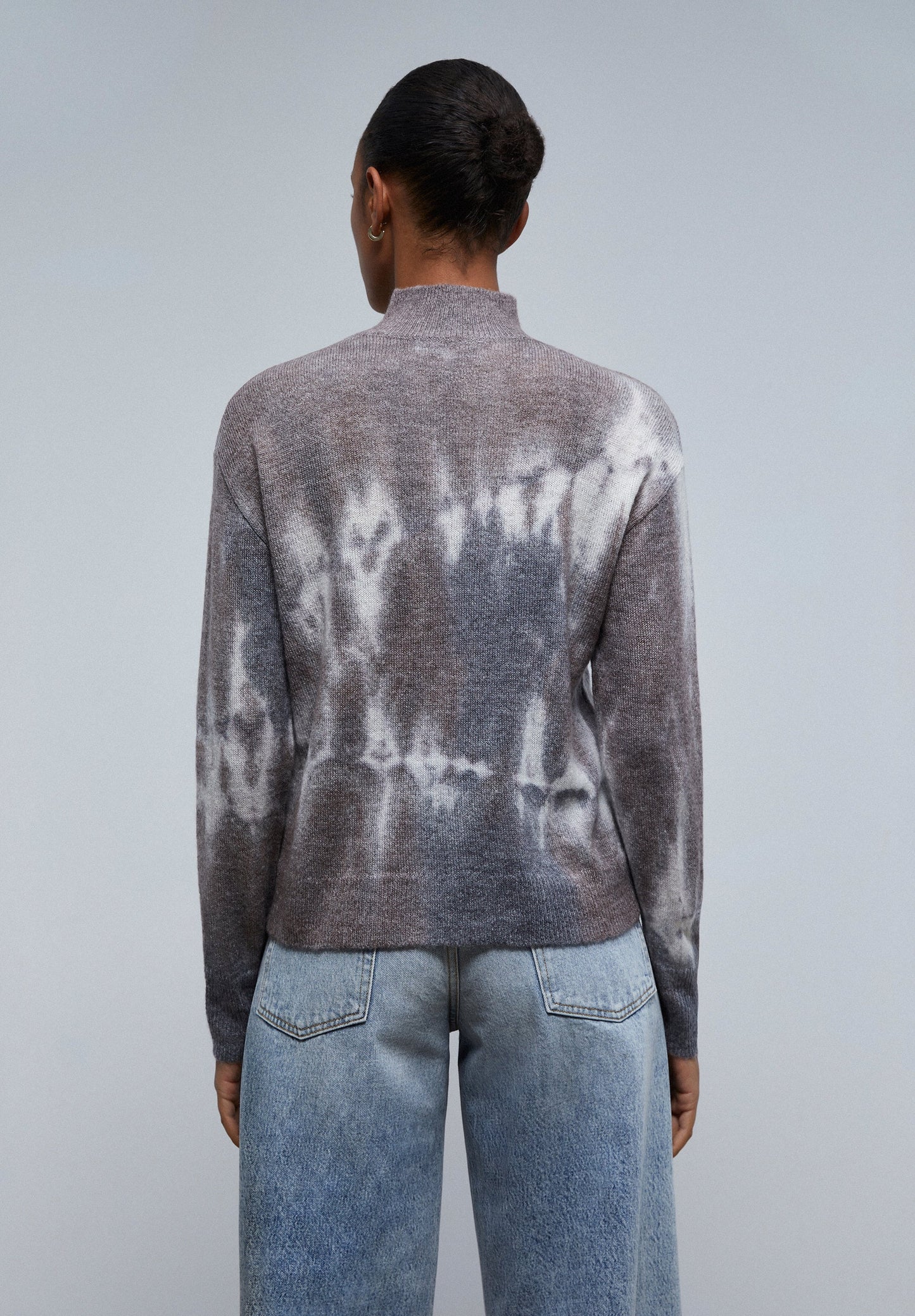 MOHAIR TIE DYE KNITTED SWEATER