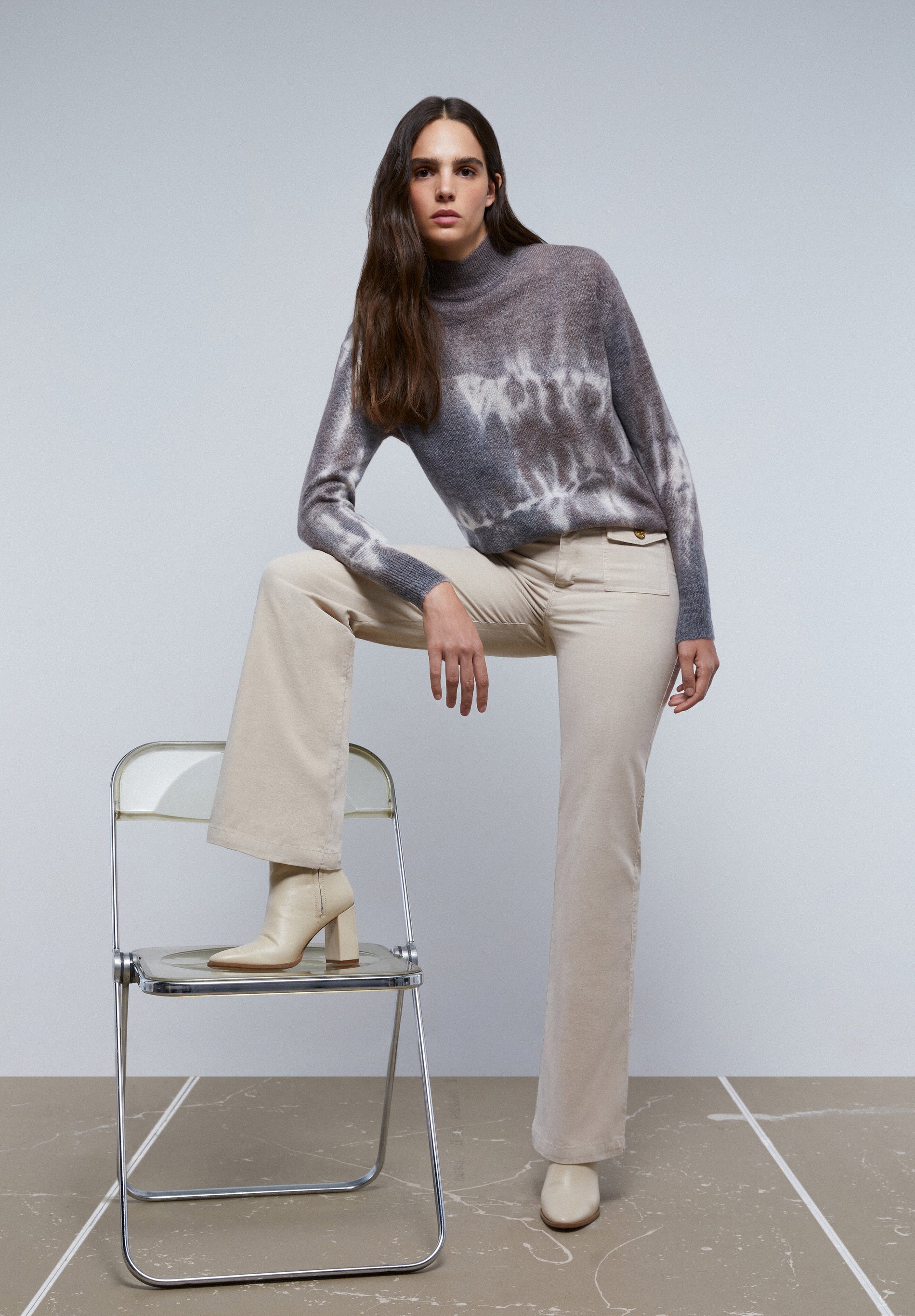 CORDUROY BOOTCUT TROUSERS