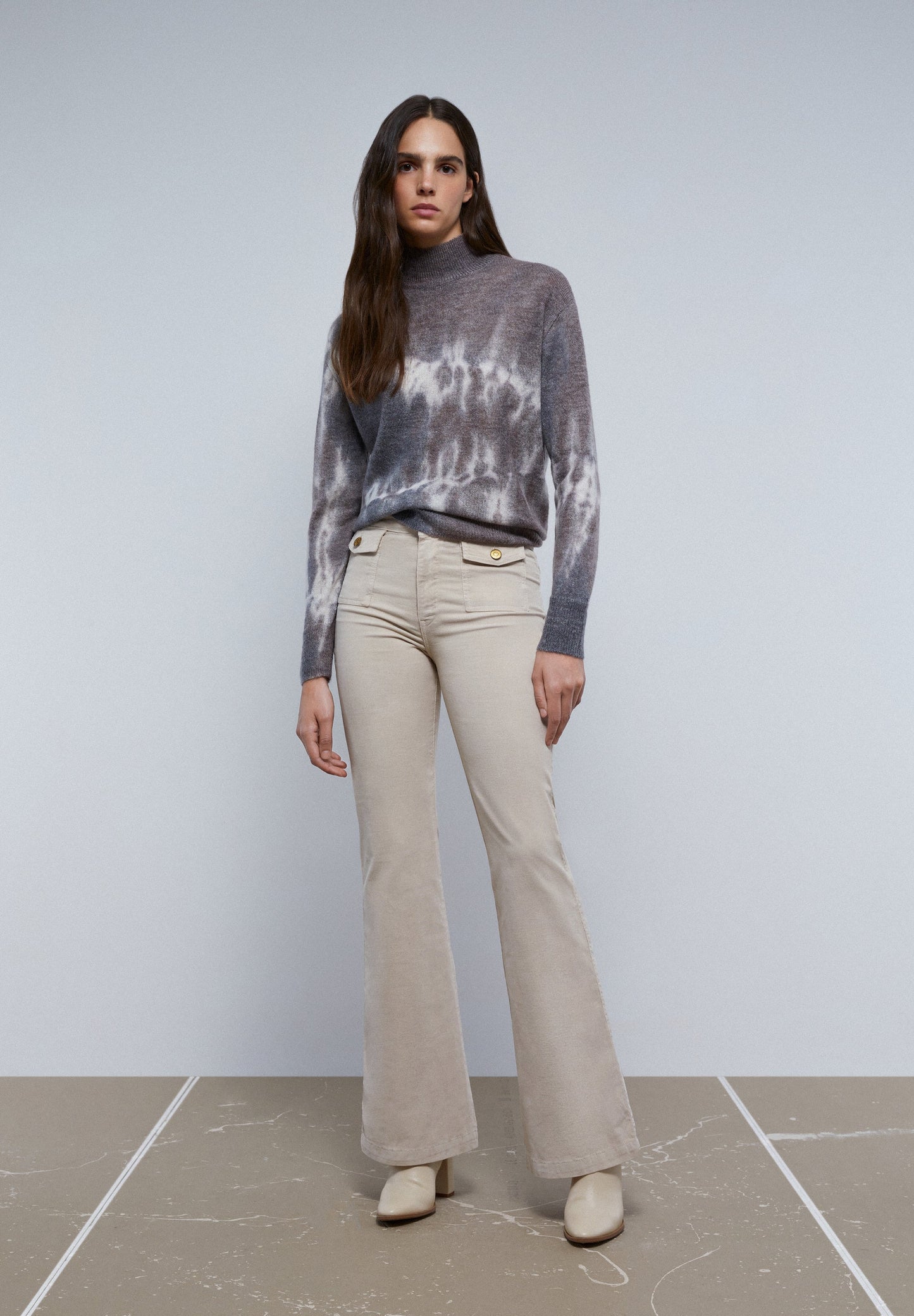 CORDUROY BOOTCUT TROUSERS