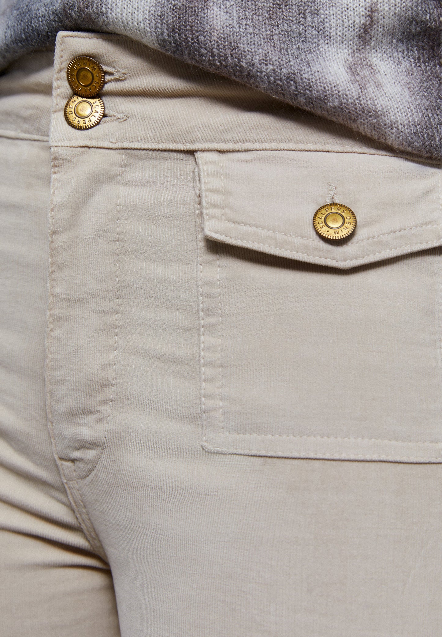 CORDUROY BOOTCUT TROUSERS