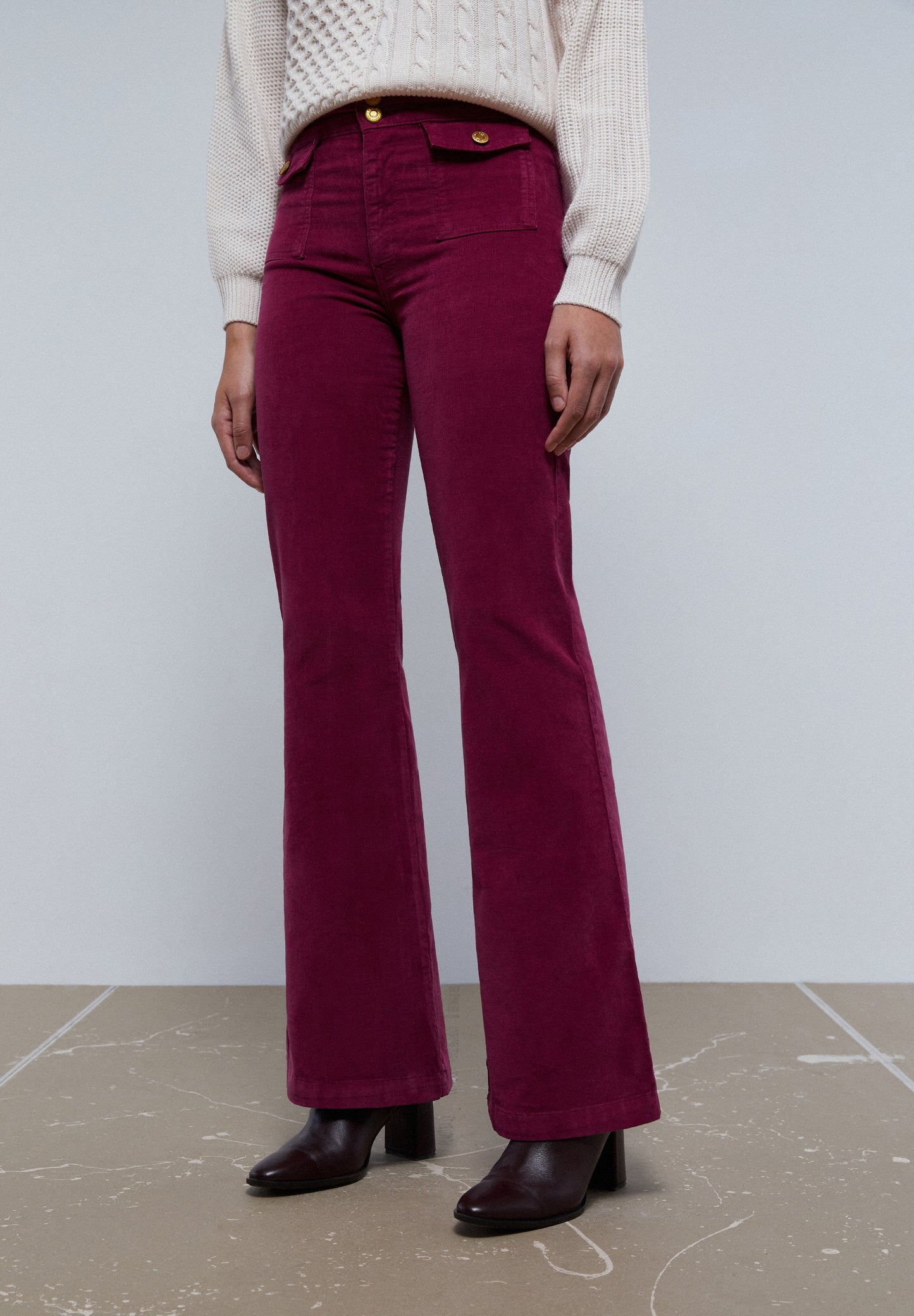 CORDUROY BOOTCUT TROUSERS