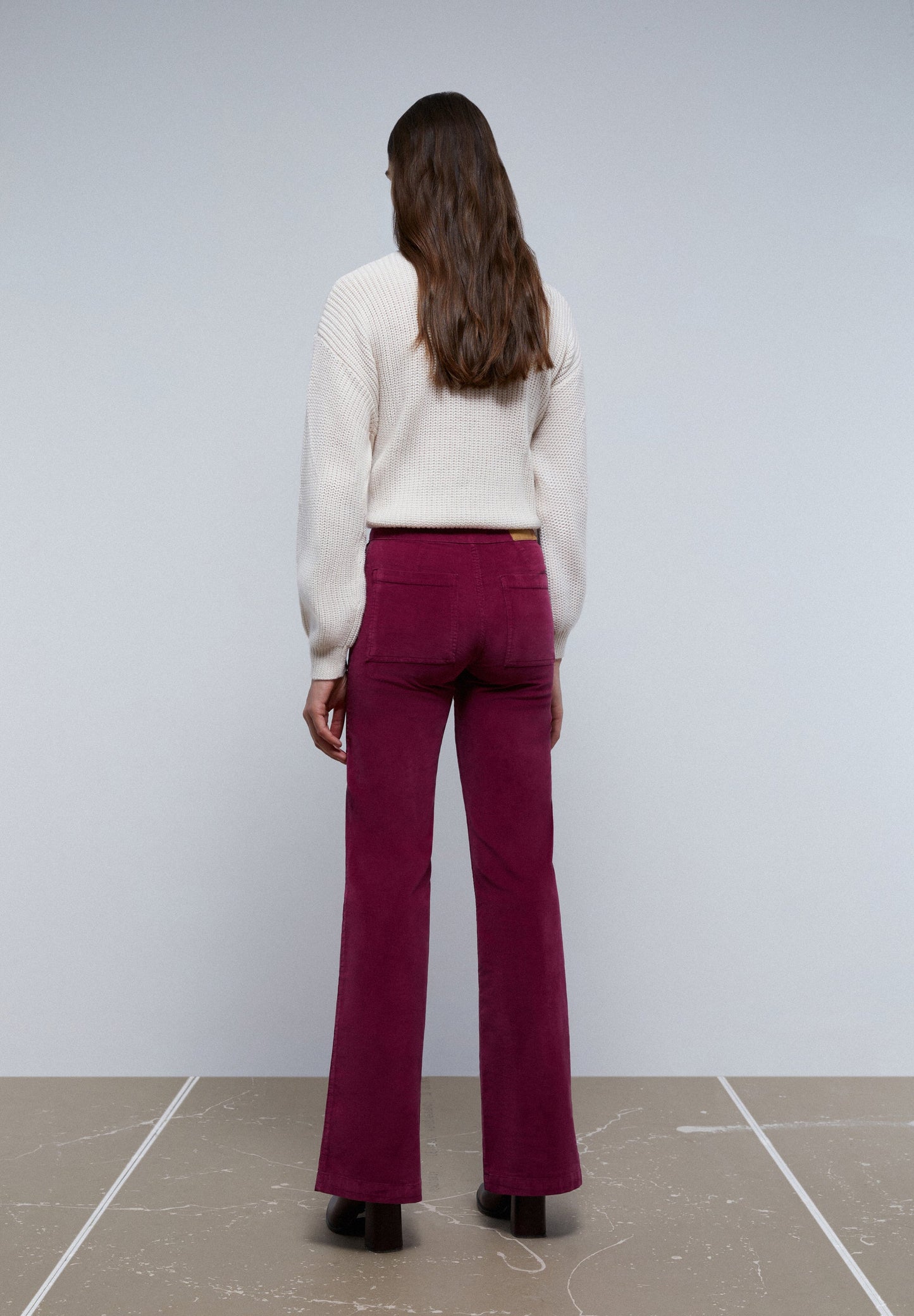 CORDUROY BOOTCUT TROUSERS