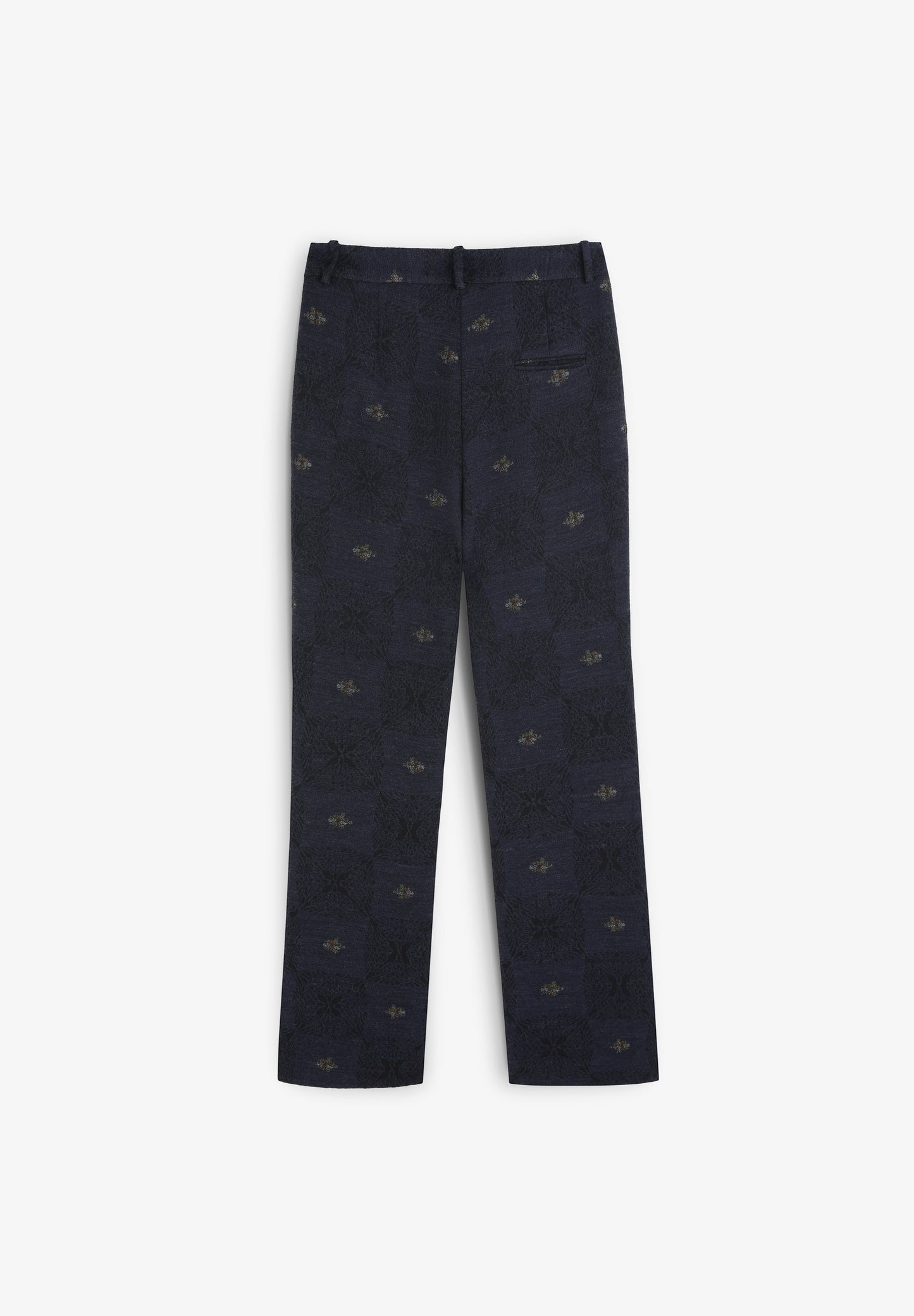 FLARE MOTIF TROUSERS