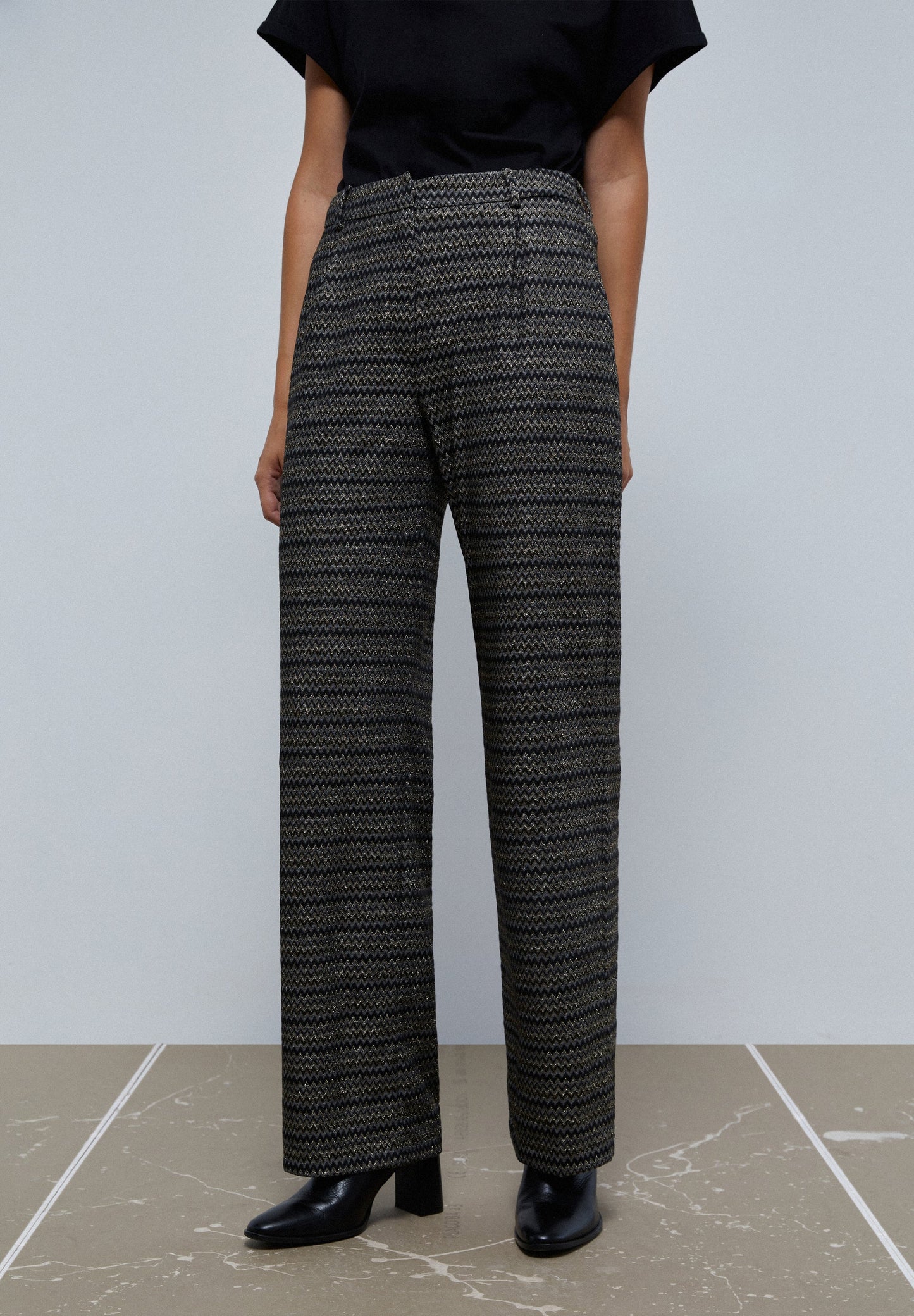 LUREX ZIGZAG TROUSERS