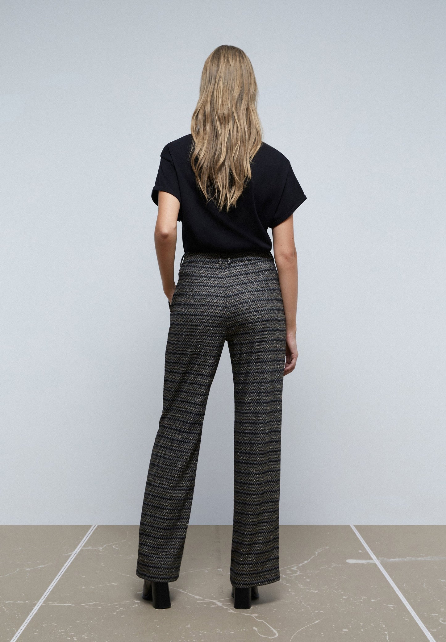 LUREX ZIGZAG TROUSERS