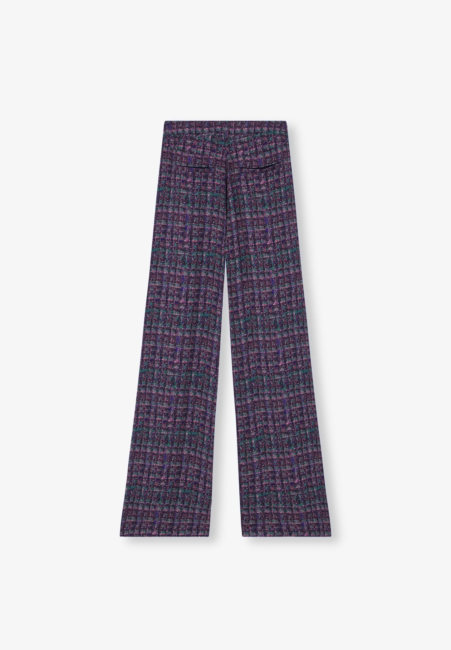 FLOWING CHECK TROUSERS