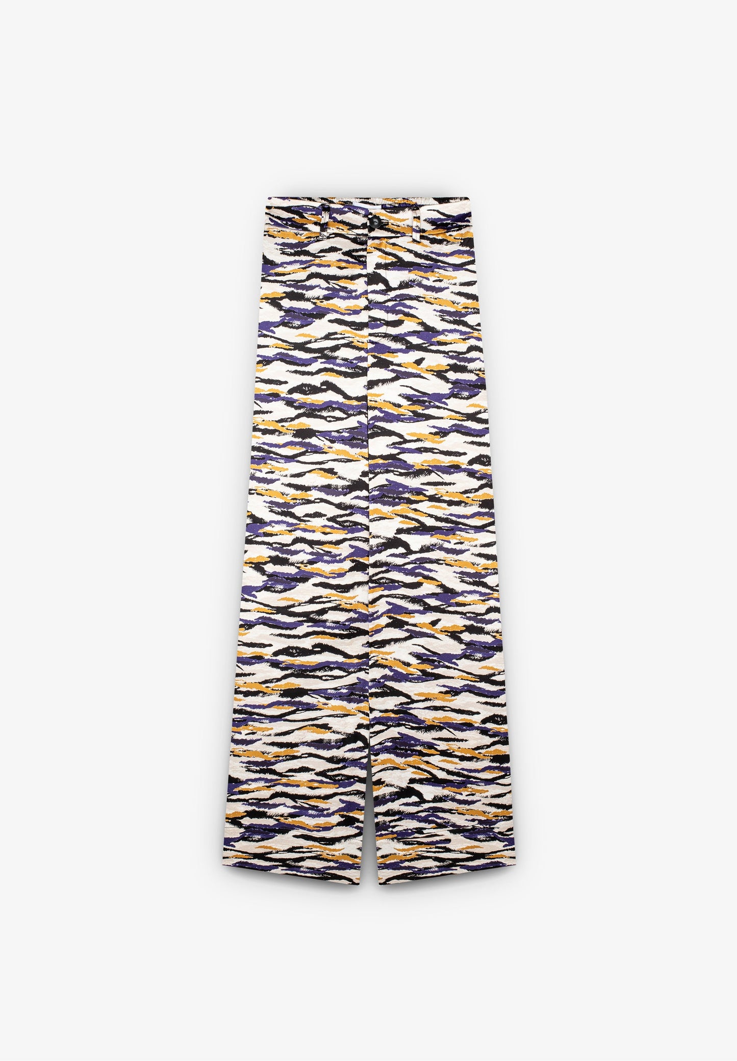 SATIN ZEBRA TROUSERS