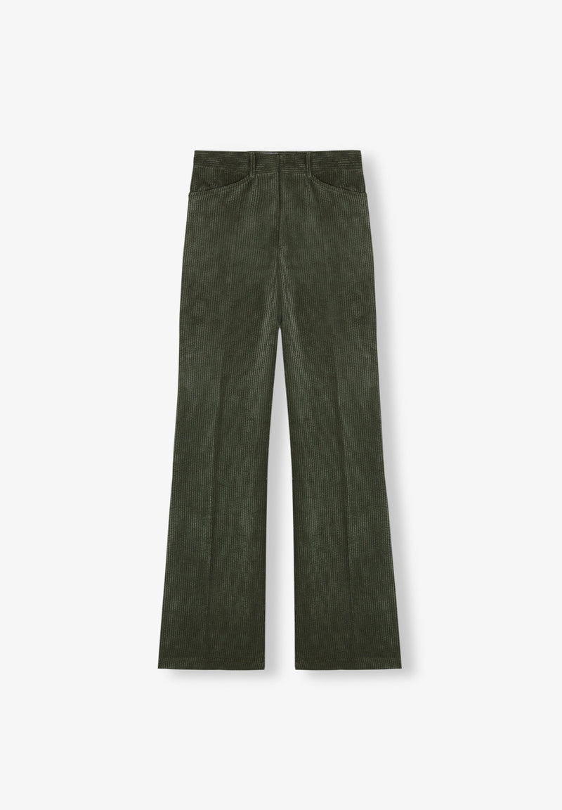 WIDE LEG CORDUROY TROUSERS