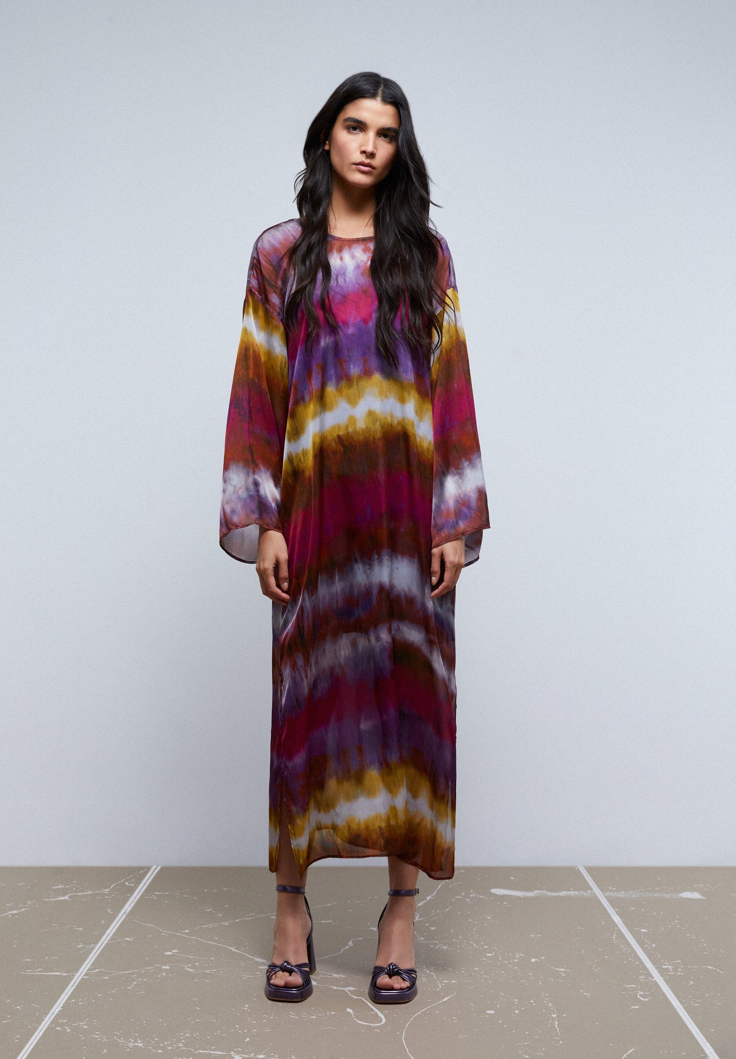 TIE-DYE TUNIC DRESS