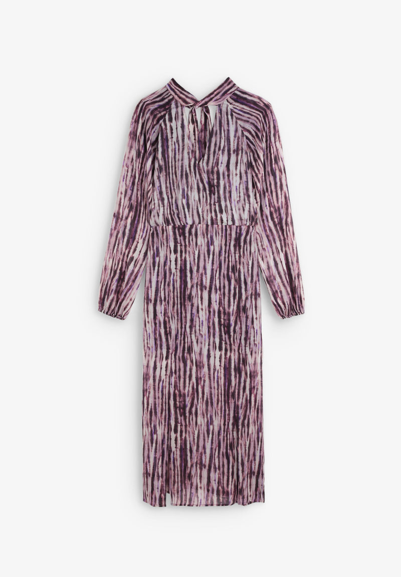 PURPLE TIE DYE DRESS