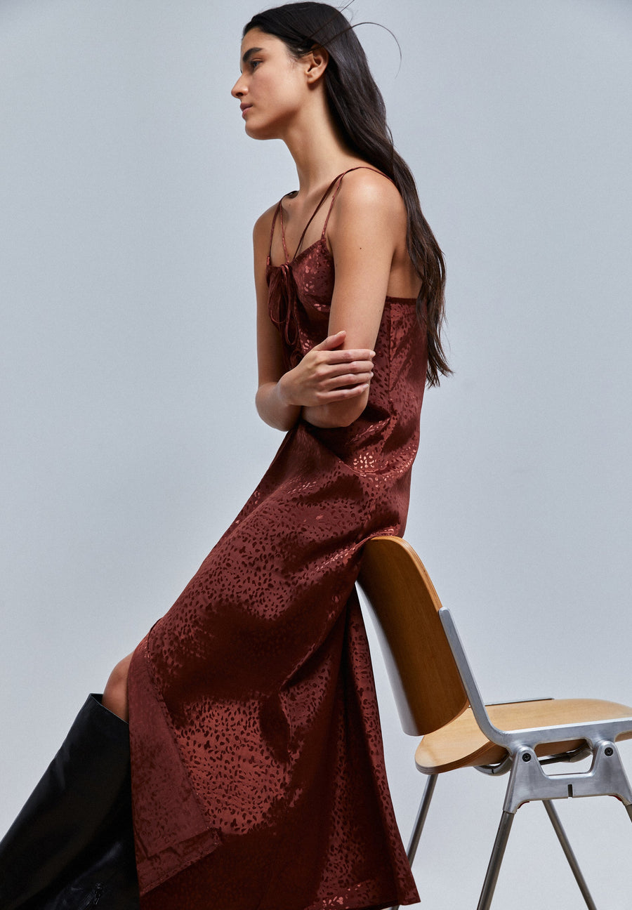 MIDI SLIP DRESS