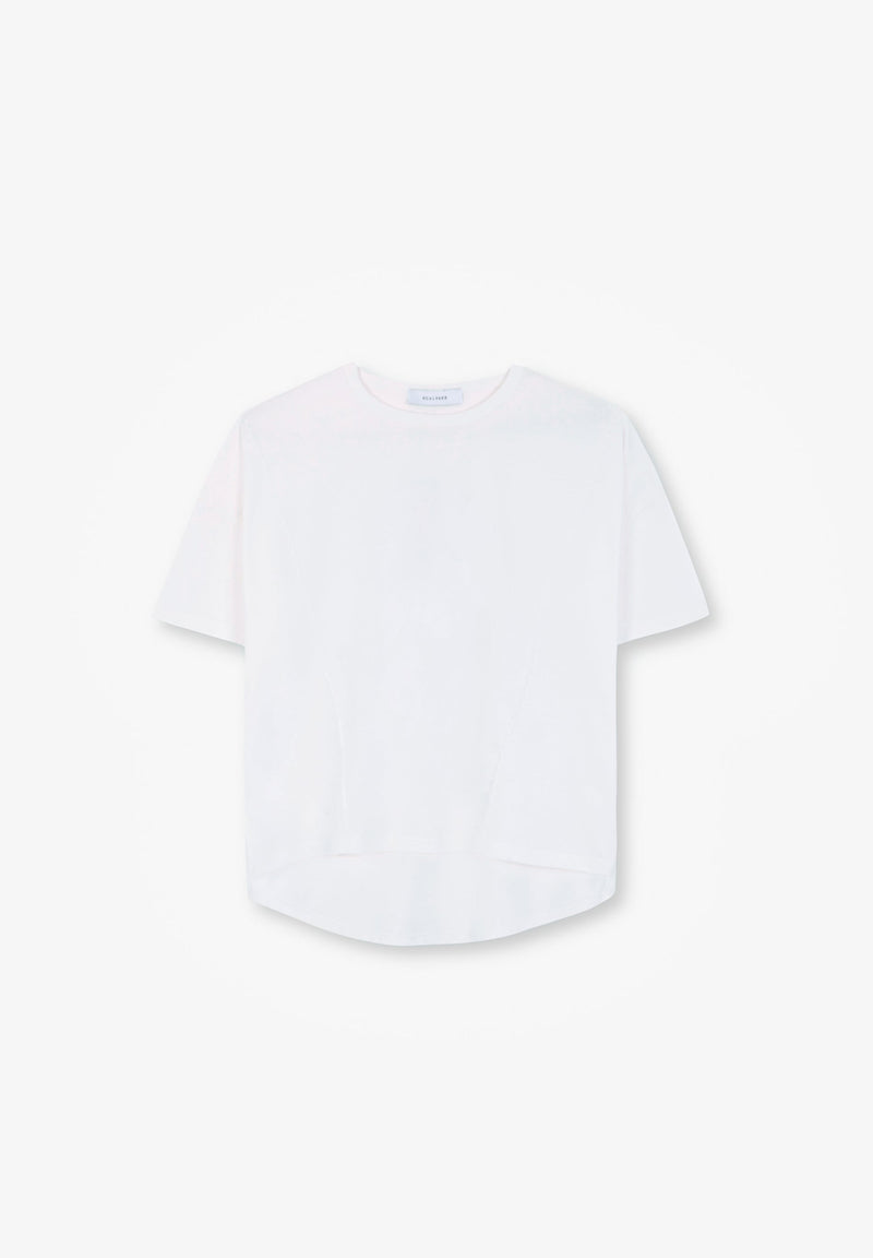T-SHIRT WITH FRONT SEAM
