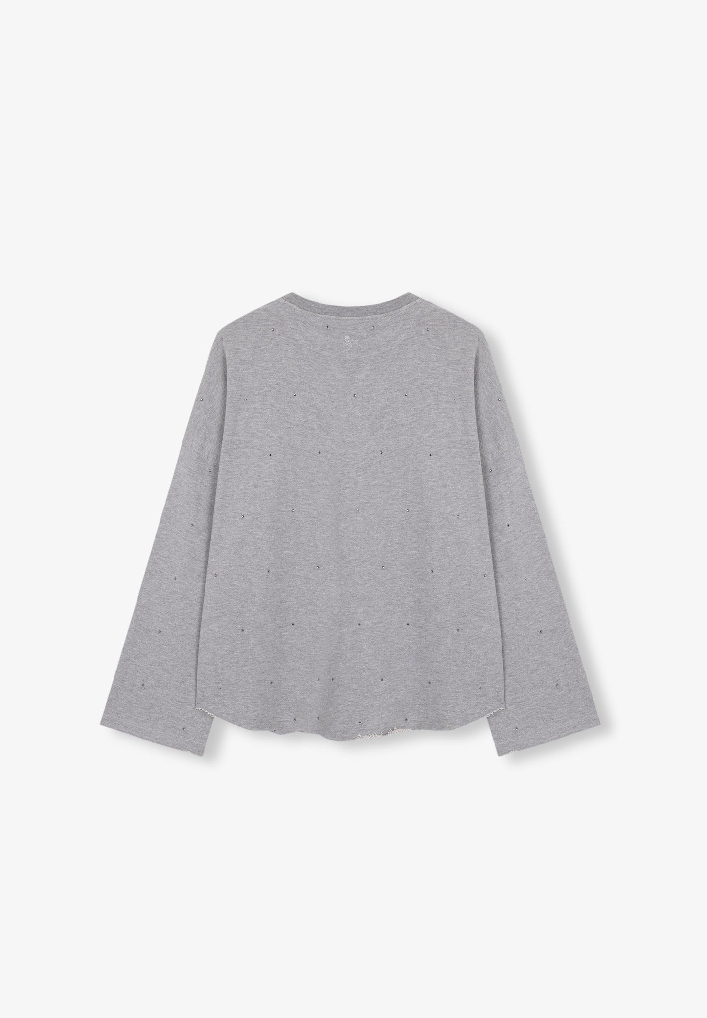 SWEATSHIRT WITH GLASS DETAIL